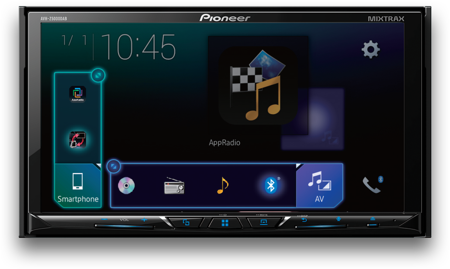 Pioneer AVH Z9200 DAB radio 2 DIN z Wi-Fi android